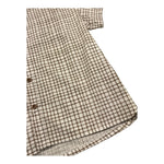 Petit Indi Camicia Tinta Unita con Fantasia A Quadri per Bambino SS25BK7427 BIANCO PETIT INDI 