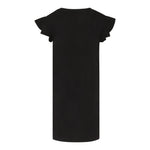 John Richmond Abito Tinta Unita con Stampa per Bambina RGP25159VE NERO JOHN RICHMOND 