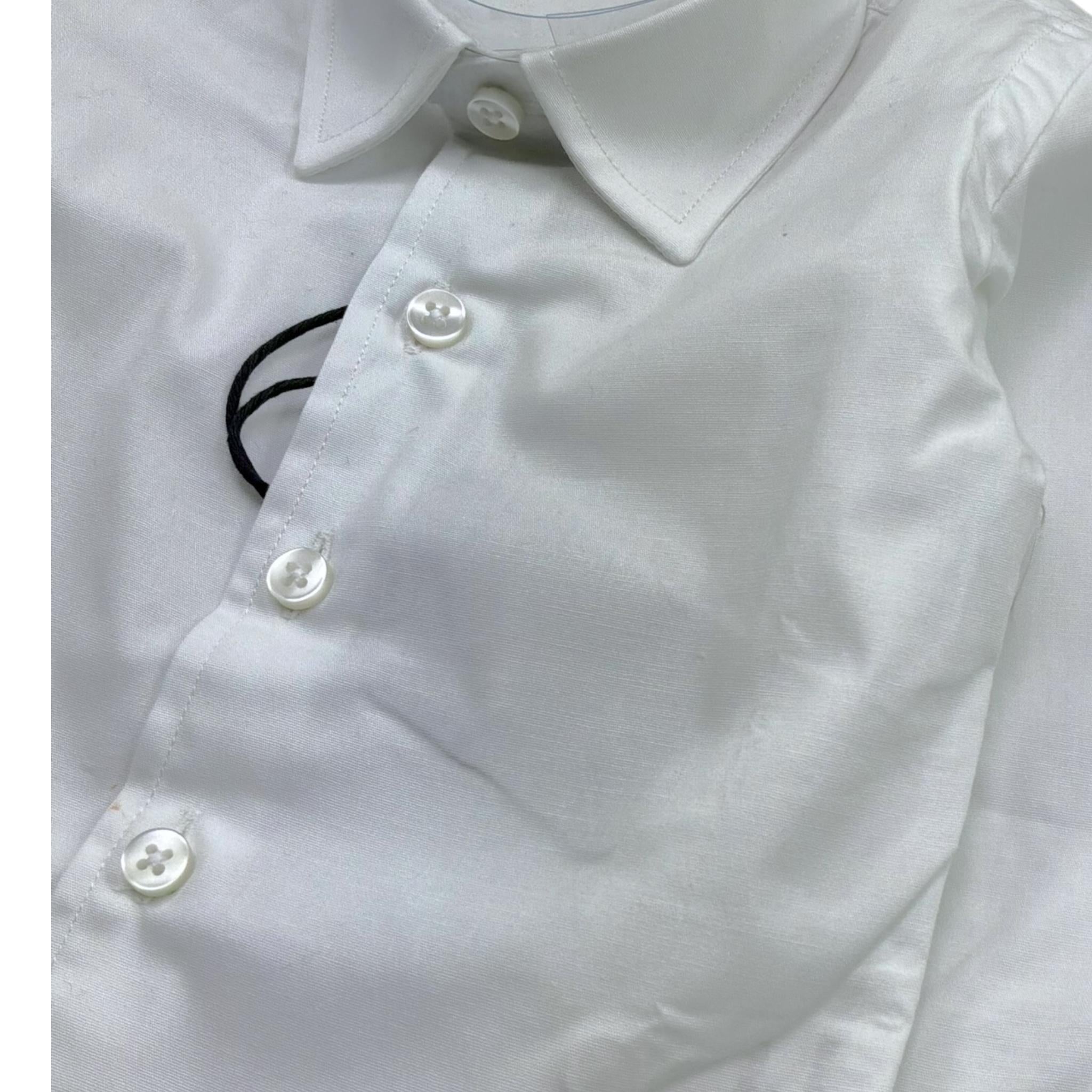 Manuel & Frank Camicia Tinta Unita Manica Lunga per Neonato MP3350N BIANCO MANUEL & FRANK 