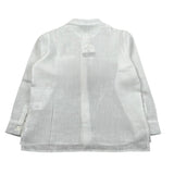 Per Te Camicia Manica Lunga tinta unita Collo Coreano Panna per Bambina 33874 PANNA PER TE 