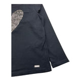 LIU JO shirt girocollo tinta unita con stampa Nero per Bambina GF3173 NERO LIU JO 