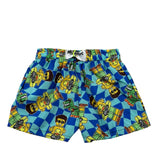 Mousse Costume Modello Bermuda Tinta Unita con Stampa per Bambino DINOBEACH VERDE ACQUA MOUSSE 