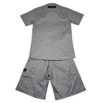 Do Not Conform Completo 2 Pezzi Camicia-Bermuda Tinta Unita per Bambino DCM014 GRIGIO DO NOT CONFORM 