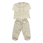 BARCELLINO completo 2 pezzi shirt-ghettina tinta unita Bianco per Neonato 110202 BIANCO BARCELLINO 