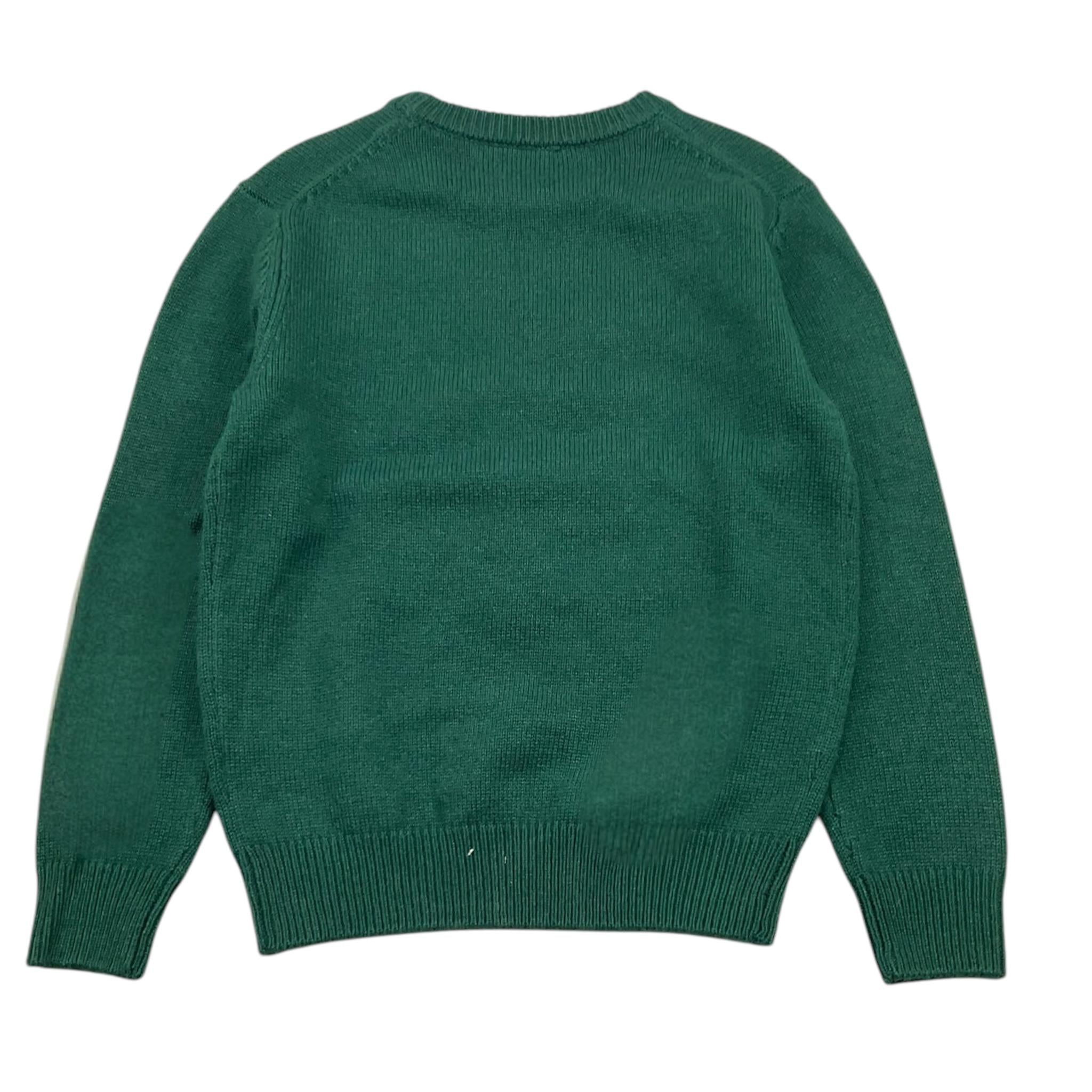 SAINT BARTH maglia girocollo tinta unita con stampa Verde per Bambino SBEXPRESS VERDE SAINT BARTH 