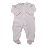 Le Bebe' Tutina tinta unita con Stampa Rosa per Neonata LBG5157 ROSA LE BEBE' 