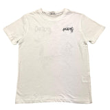 Yours T-Shirt Rundhals Einfarbig mit Kontrastdruck Weiß Für Jungen