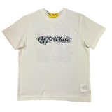 Off-White T-Shirt Rundhalsausschnitt Farbe Unikta mit Print Weiß für Mädchen