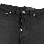 Dsquared2 Jeans Tinta Unita con 5 Tasche per Bambino DQ2060 NERO DSQUARED2 