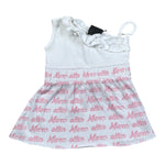 Marc Ellis top Bicolore Logato Bianco per Neonata JMNDR01435N BIANCO MARC ELLIS 