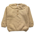 WEDOBLE maglia tinta unita con colletto  Beige per Neonata I2410301 BEIGE WEDOBLE 