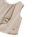 Abel & Lula Camicia Giromanica Tinta Unita per Bambina 5149 ORO ABEL & LULA 