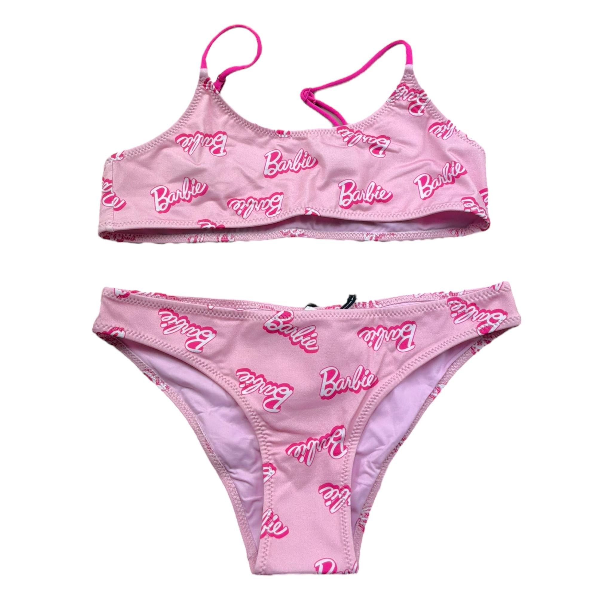 Saint Barth Costume 2 Pezzi Slip-Fascia Fantasia Barbie per Bambina BARBIE ROSA SAINT BARTH 