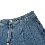 Please Short Modello Gonna In Denim tinta unita Blu per Bambina GB47012G66 BLU PLEASE 