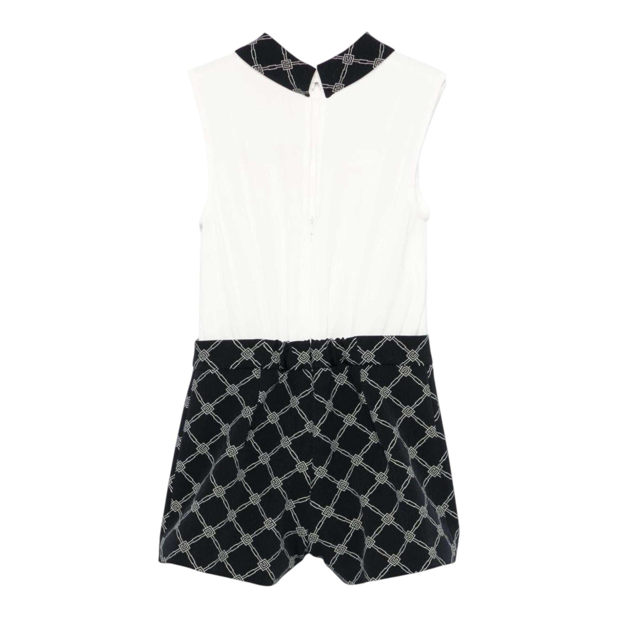 Elisabetta Franchi Tuta Giromanica Bicolore per Bambina EFTA100 BIANCO/NERO ELISABETTA FRANCHI 