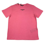 Balmain T-Shirt Girocollo Tinta Unita con Stampa per Bambina BV8R91 ROSA BALMAIN 
