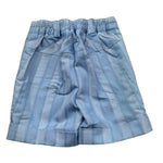 Manuel & Frank Bermuda Tinta Unita con Elastico In Vita E Fantasia per Neonato MF2183I AZZURRO MANUEL & FRANK 