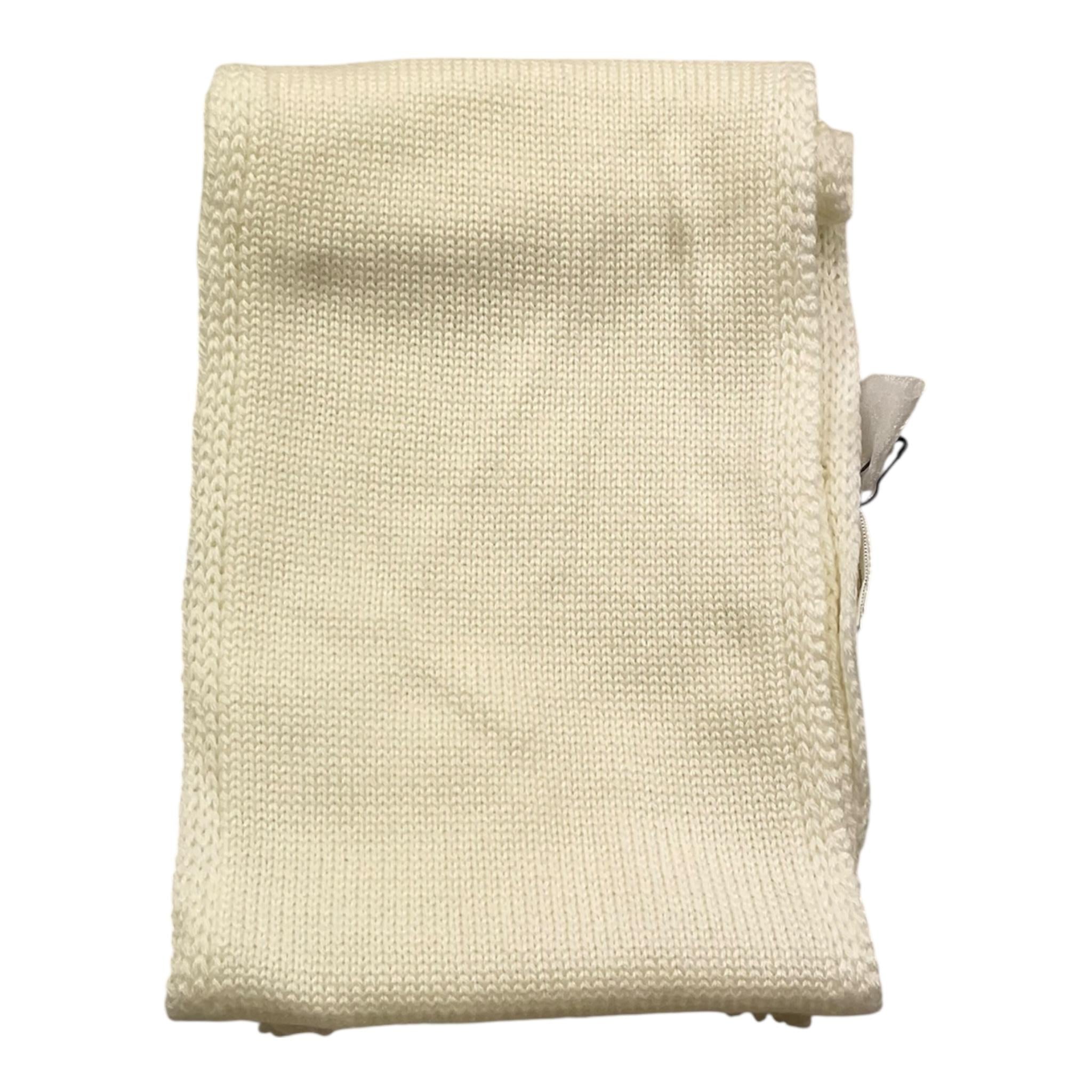 ELISABETTA FRANCHI sciarpa tinta unita con fiocco Panna per Neonata EGSC02 PANNA ELISABETTA FRANCHI 