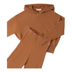 SARABANDA completo maglia con cappuccio-pantalone Cammello per Bambina A732 CAMMELLO SARABANDA 