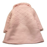 PAZ RODRIGUEZ cappotto tinta unita con colletto e ricami Rosa per Neonata 009111881 ROSA PAZ RODRIGUEZ 