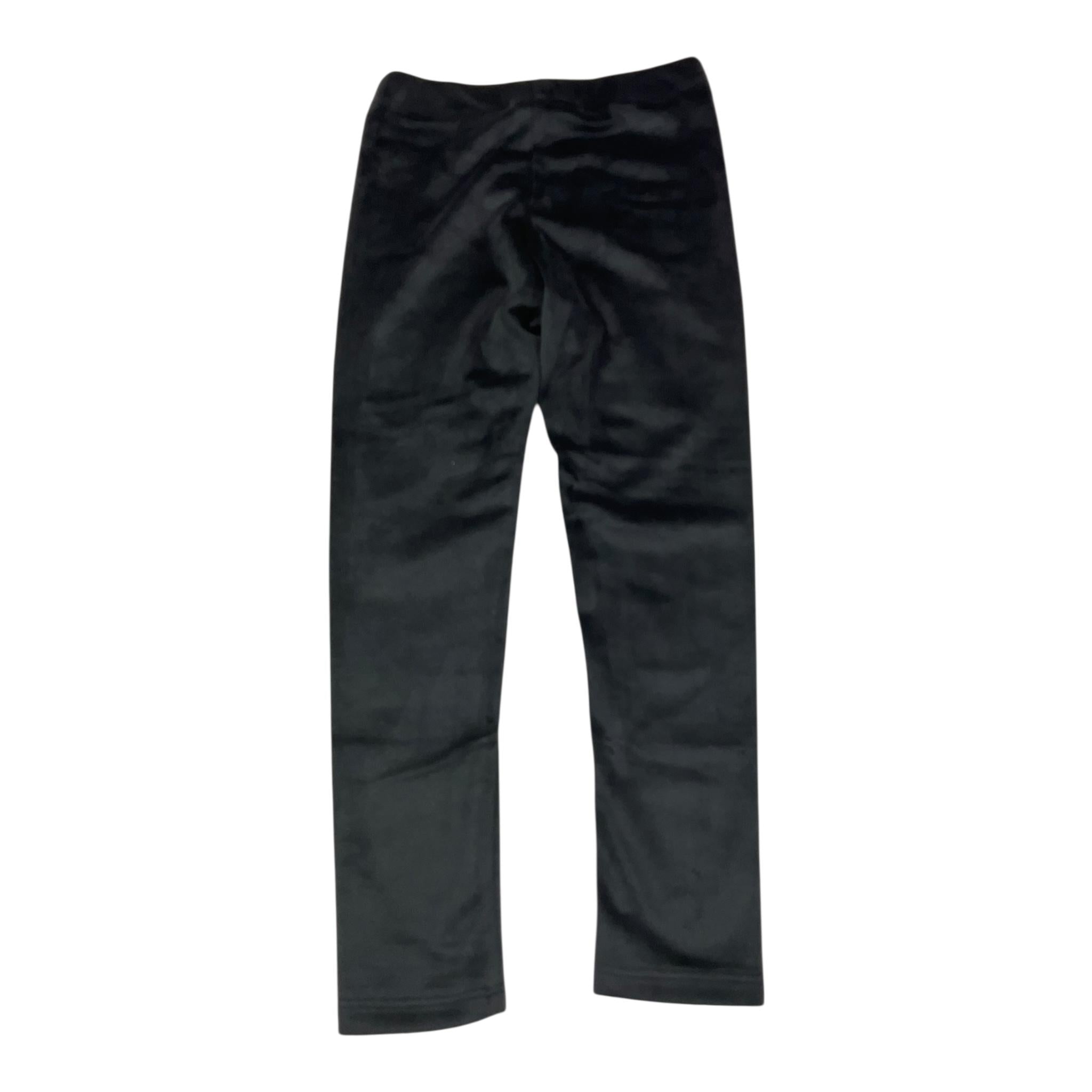 MOUSSE leggins tinta unita in velluto con stampa Nero per Neonata HKLB362BN NERO MOUSSE 