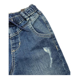 SARABANDA jeans tinta unita con girovita regolabile Blu per Neonato 7180 BLU SARABANDA 