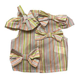 Miss Grant Camicia Mezza Manica Fantasia A Righe per Neonata MG1290 MULTICOLOR MISS GRANT 