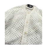 Il Gufo Cardigan Tinta Unita Traforato per Neonato P25GF440EM109 PANNA IL GUFO 