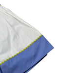 Ilfarobimbi Abito Tinta Unita Giromanica con Fiocchi per Neonata IFB50585X BIANCO/BLU ILFAROBIMBI 