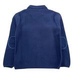 SARABANDA giacca in maglia tinta unita con toppe Blu per Neonato 0A104XN BLU SARABANDA 