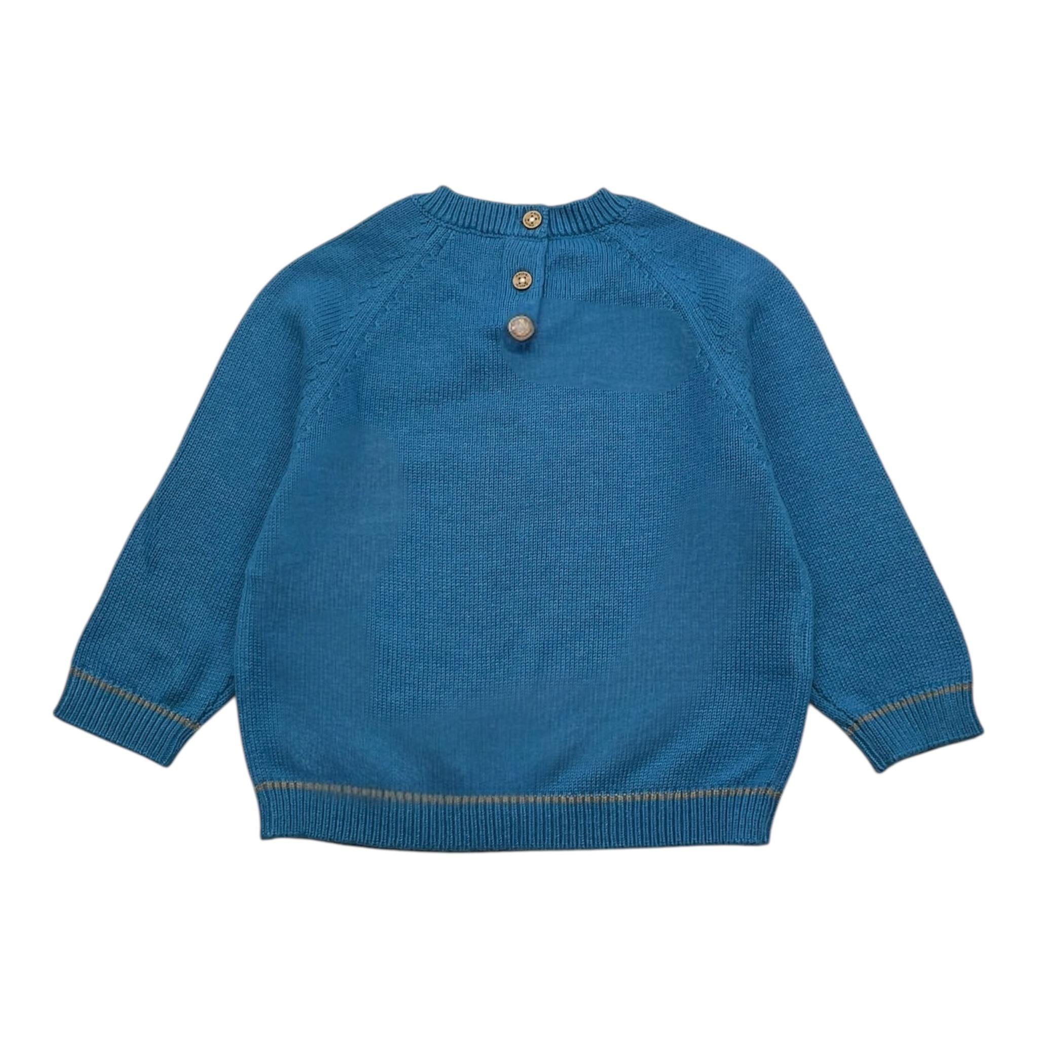 MAYORAL maglia girocollo tinta unita  Blu per Neonato 351X BLU MAYORAL 