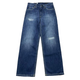 Dondup Jeans, schlicht mit blauen Rissen für Mädchen