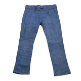Never Too Blue – Einfarbige Hose mit verstellbarer Taille für Jungen