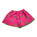 Mariuccia Short Einfarbig mit elastischer Taille Fuchsie für Mädchen