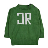 John Richmond Maglia Girocollo Tinta Unita con Logo per Neonato RIP26016MA VERDE JOHN RICHMOND 