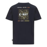 K-Way T-Shirt Girocollo Tinta Unita per Bambino K5136ZWXX BLU K-WAY 