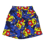 Mousse Bermuda Tinta Unita con Stampa per Bambino PIKAMARIOB BLU MOUSSE 