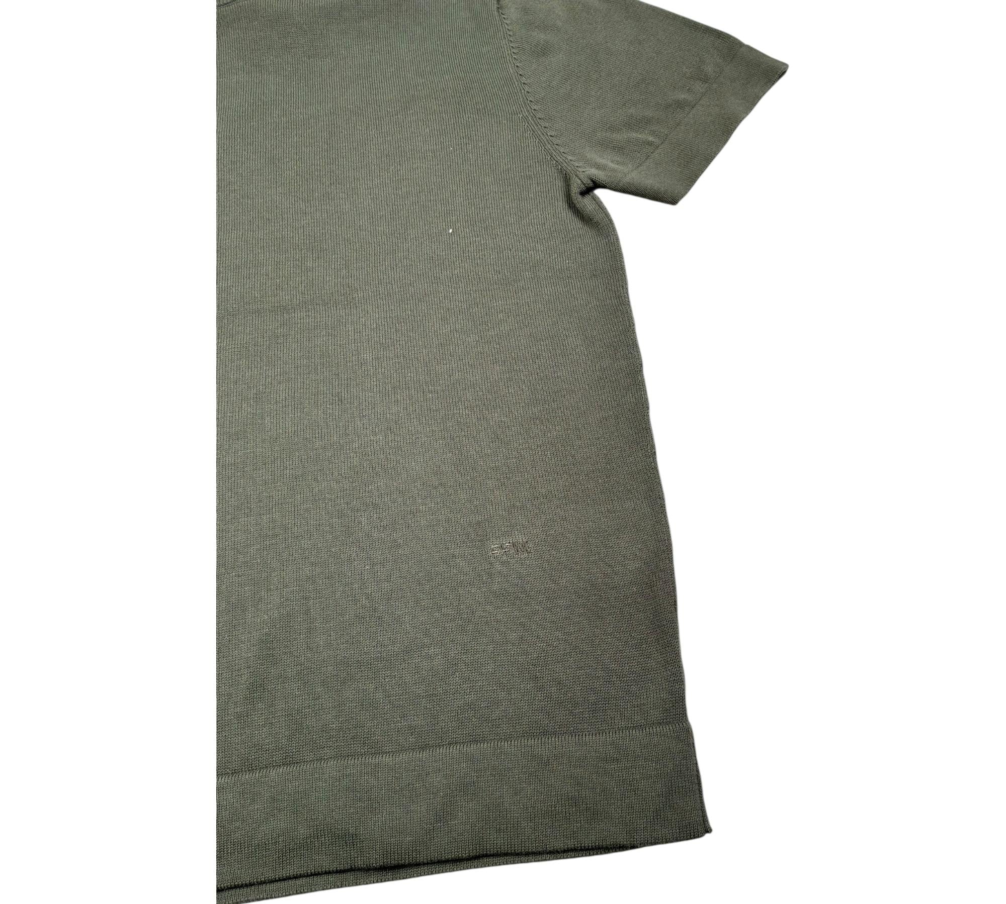 Paolo Pecora T-Shirt Girocollo Tinta Unita per Bambino PP4386 VERDE PAOLO PECORA 