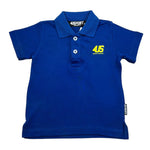 Cesare Paciotti Polo Mezza Manica Tinta Unita per Neonato PLP1105B COBALTO CESARE PACIOTTI 
