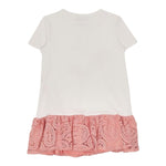 Twinset Abito Tinta Unita con Ricami E Stampa per Neonata 251GJ2QR6 BIANCO TWINSET 