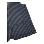 DOU DOU gilet tinta unita fantasia a irghe Blu per Bambino DV2P12 BLU DOU DOU 