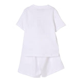 Dsquared2 Completo 2 Pezzi T-Shirt-Bermuda tinta unita Bianco per Neonato DQ2953 BIANCO DSQUARED2 