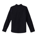 Guess Camicia Tinta Unita Manica Lunga per Bambino L3YH04WE5W0 BLU GUESS 