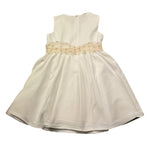 Liu Jo Abito Giromanica Tinta Unitacon Cinturino In Tulle per Bambina LA2066J BIANCO LIU JO 