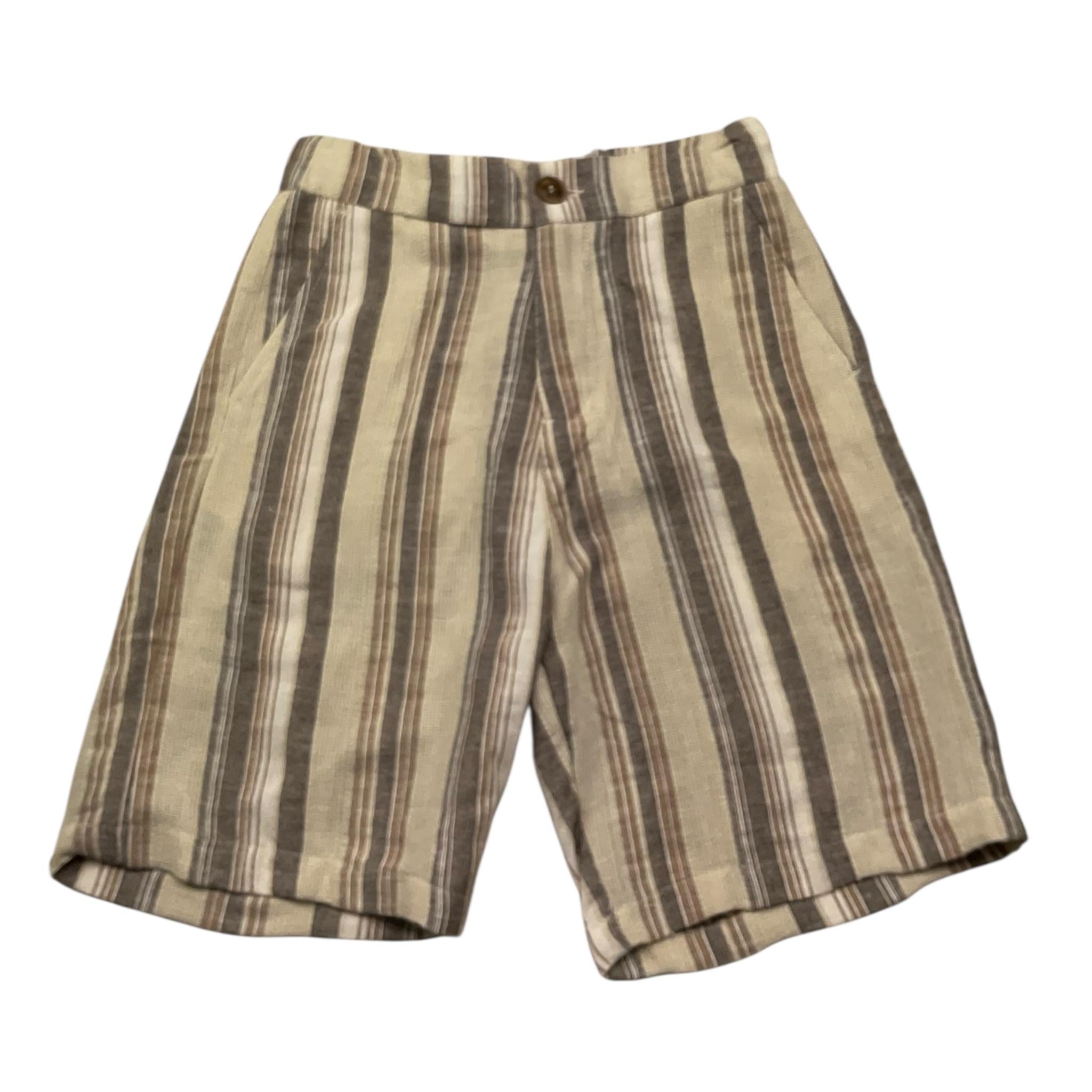 Manuel Ritz Bermuda Fantasia A Righe con Elastico In Vita per Bambino MR3052J BEIGE MANUEL RITZ 