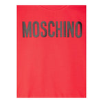 MOSCHINO felpa tinta unita gircollo con stampa Rosso per Bambino HUF08S ROSSO MOSCHINO 