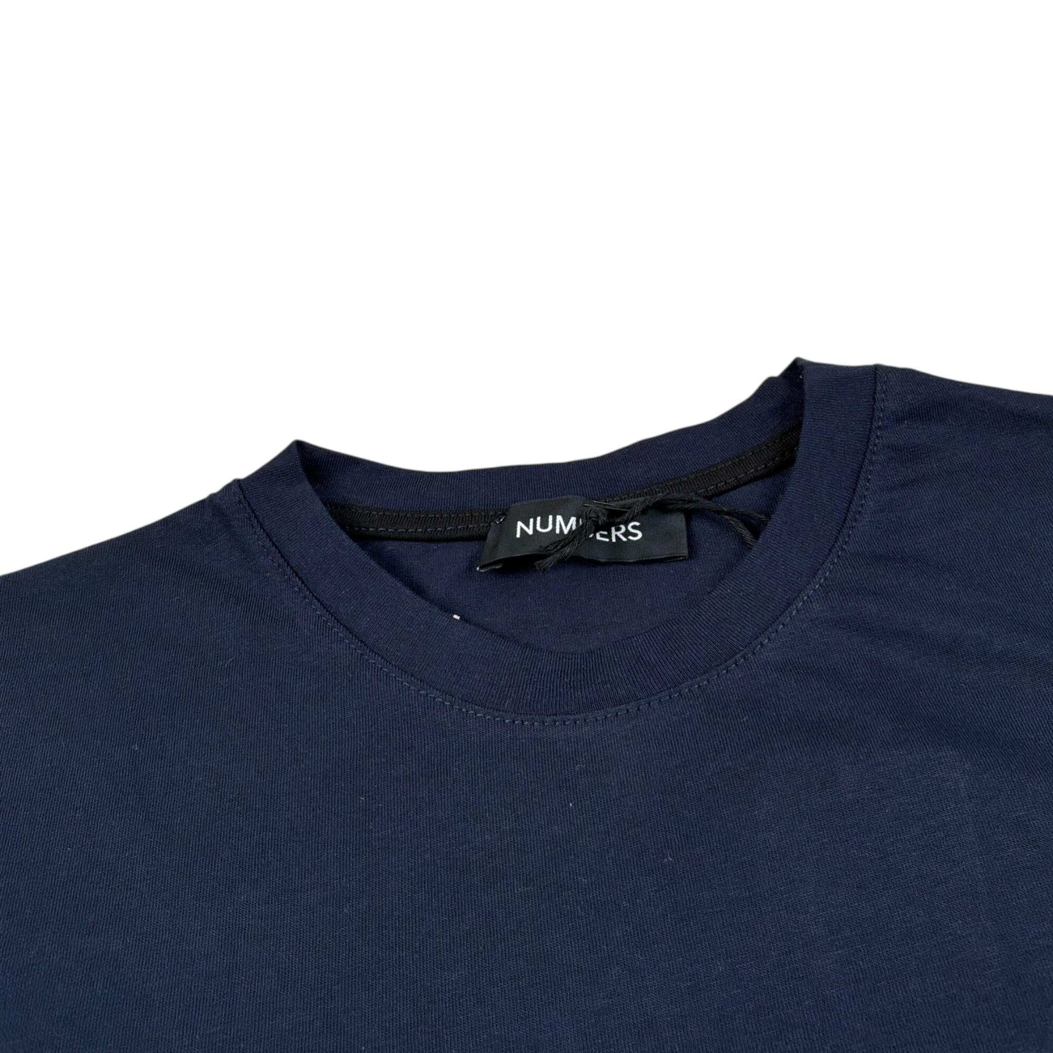 Numbers T-Shirt Girocollo tinta unita Blu per Bambino 244 BLU NUMBERS 