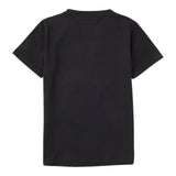 Emporio Armani T-Shirt Girocollo Tinta Unita con Stemma Logo per Bambino EB0004211 NERO EMPORIO ARMANI 