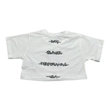 Blauer T-Shirt Girocollo Tinta Unita con Stampa per Neonata 25SBLGH02550N BIANCO BLAUER 