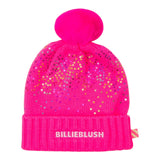 BillIEBLUSH cappello tinta unita con pon pon Rosa fluo per Bambina U20605 ROSA FLUO BillIEBLUSH 